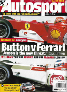 AUTOSPORT 2004 APR 08 - BAHRAIN GP, GREATEST GP DRIVER POLL, MARK HIGGINS,SAINZ
